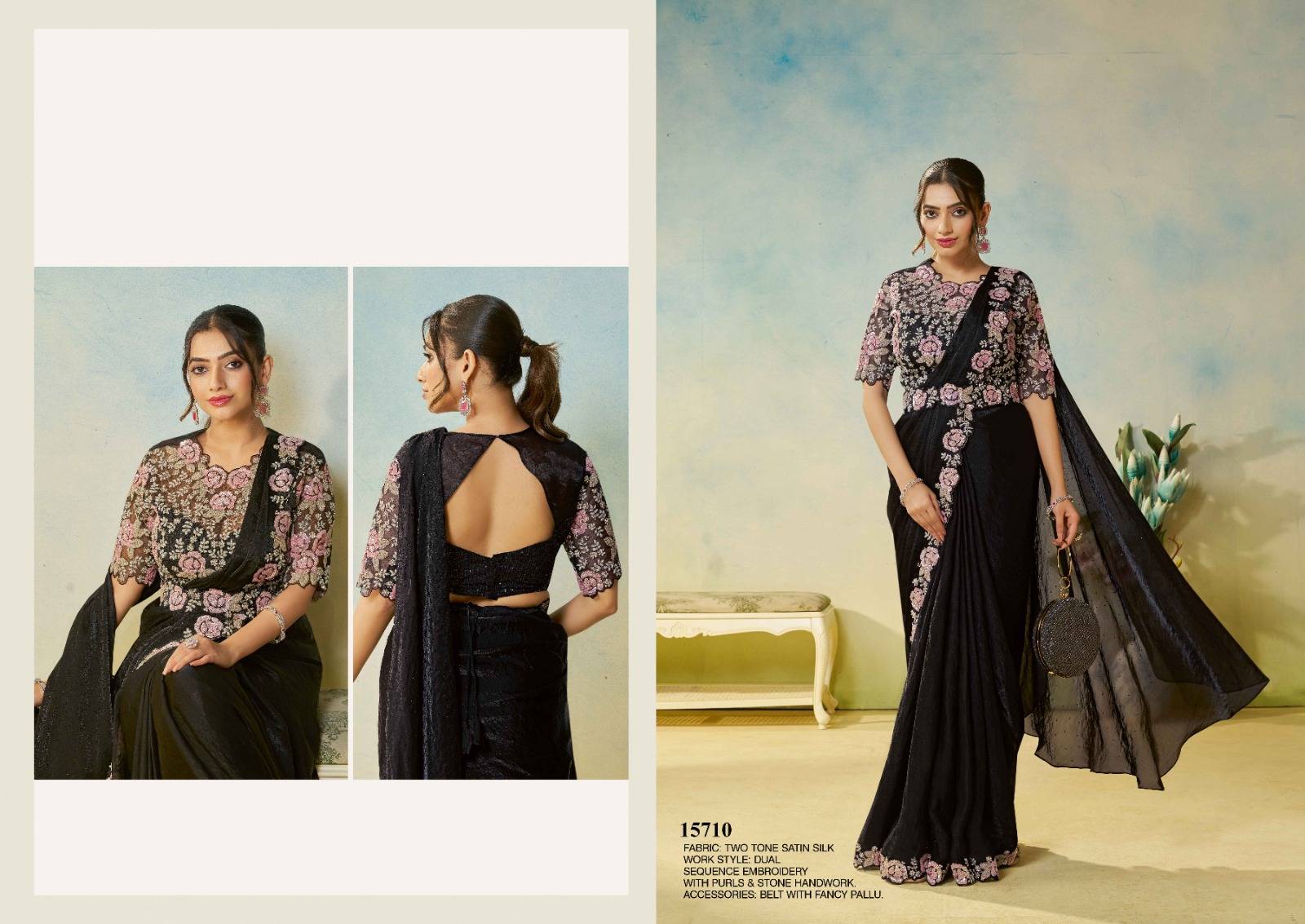 MOHMANTHAN ODYSSEY by Mahotsav 15700 to 15720 Series Indian Traditional Wear & Occasional Stitched Sarees At Wholesale Price
